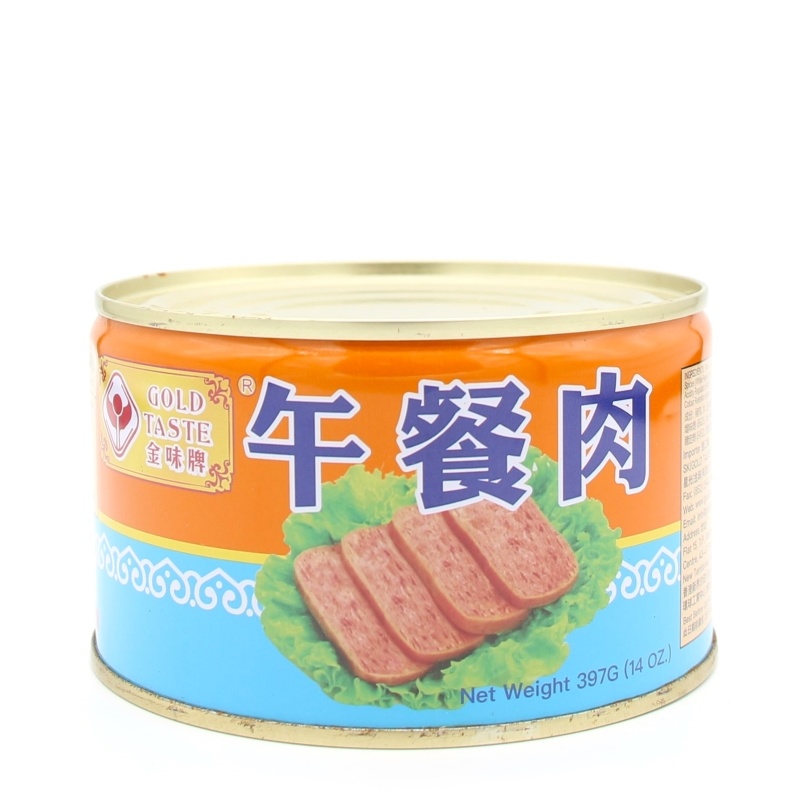 GOLD TASTE Brand Round Can Luncheon...