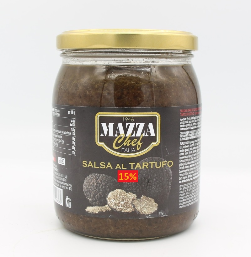 MAZZA Black Truffle Sauce (15%) 500G